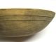 Early Turned Wood Dough Bowl Small Vtg Wooden No Burl Batter Painted Green Paint Primitives photo 6
