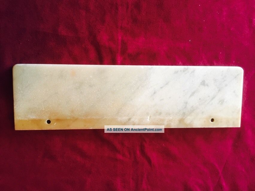 Antique Brass National Cash Register Marble Coin Slab Fits Mod 442 Cash Register, Adding Machines photo