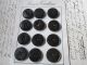 Art Deco Card With Corozo Tailleur Buttons/france Buttons photo 2