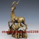 Chinese Brass Handwork Carved Statue - - - - Deer Other Antique Chinese Statues photo 3
