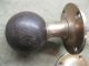 Reclaimed Ebony Door Knobs Copper/bronze Backplates 0186 Door Knobs & Handles photo 1