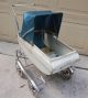 Vintage Metal Bumper Baby Carriage Stroller,  Chrome Fenders,  Spring Suspension Baby Carriages & Buggies photo 1