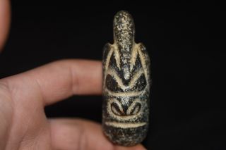 Old Chinese Hongshan Culture Old Jade Hand Carved Amulet Pendant Y1 photo