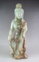 1240g Antique Chinese Old Hetian Jade Carved Kwan Yin Carving Kwan-yin photo 1