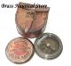 Antique Vintage Collectible Gift Pocket Compass With Robert Frost Poem With Case Compasses photo 3
