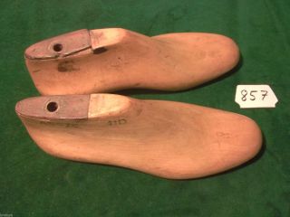 Pair Vintage 1963 Maple Wood Size 11 D Usmc - T W Gardiner Shoe Factory Last 857 photo