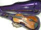 Antique Eduard Reichart Full Size 4/4 Gaspar De Salo Copy Violin W/ Bausch Bow String photo 1