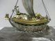 Silver980 The Japanese Treasure Ship.  130g/ 4.  58oz.  Takehiko ' S Work. Other Antique Sterling Silver photo 6
