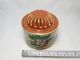 Japanese Vintage Ceramic Incense Burner Koro Nishiki Iroe Kutani Mark Other Japanese Antiques photo 10