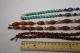 3 Chinese Necklaces - Turquoise,  Carved Nut,  Amber Necklaces & Pendants photo 5