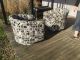 Mid Century Modern Pair Swivel Barrel Tub Chairs Milo Baughman Walnut Base Mid-Century Modernism photo 4