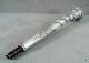 Antique Victorian Sterling Silver & Mother - Of - Pearl Inlaid Umbrella Cane Handle Victorian photo 1