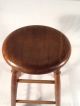 Antique Stool,  Ash Seat With Maple Legs.  19 1/2 - Inch High. 1800-1899 photo 3