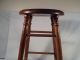 Antique Stool,  Ash Seat With Maple Legs.  19 1/2 - Inch High. 1800-1899 photo 4