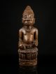 An African Tribal Carved Wood ' King ' Figure - Kuba People. Other African Antiques photo 1