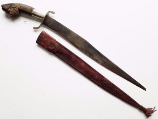 Old Antique Vintage Philippine Sword,  No Barong Keris Kris Knife Dagger photo