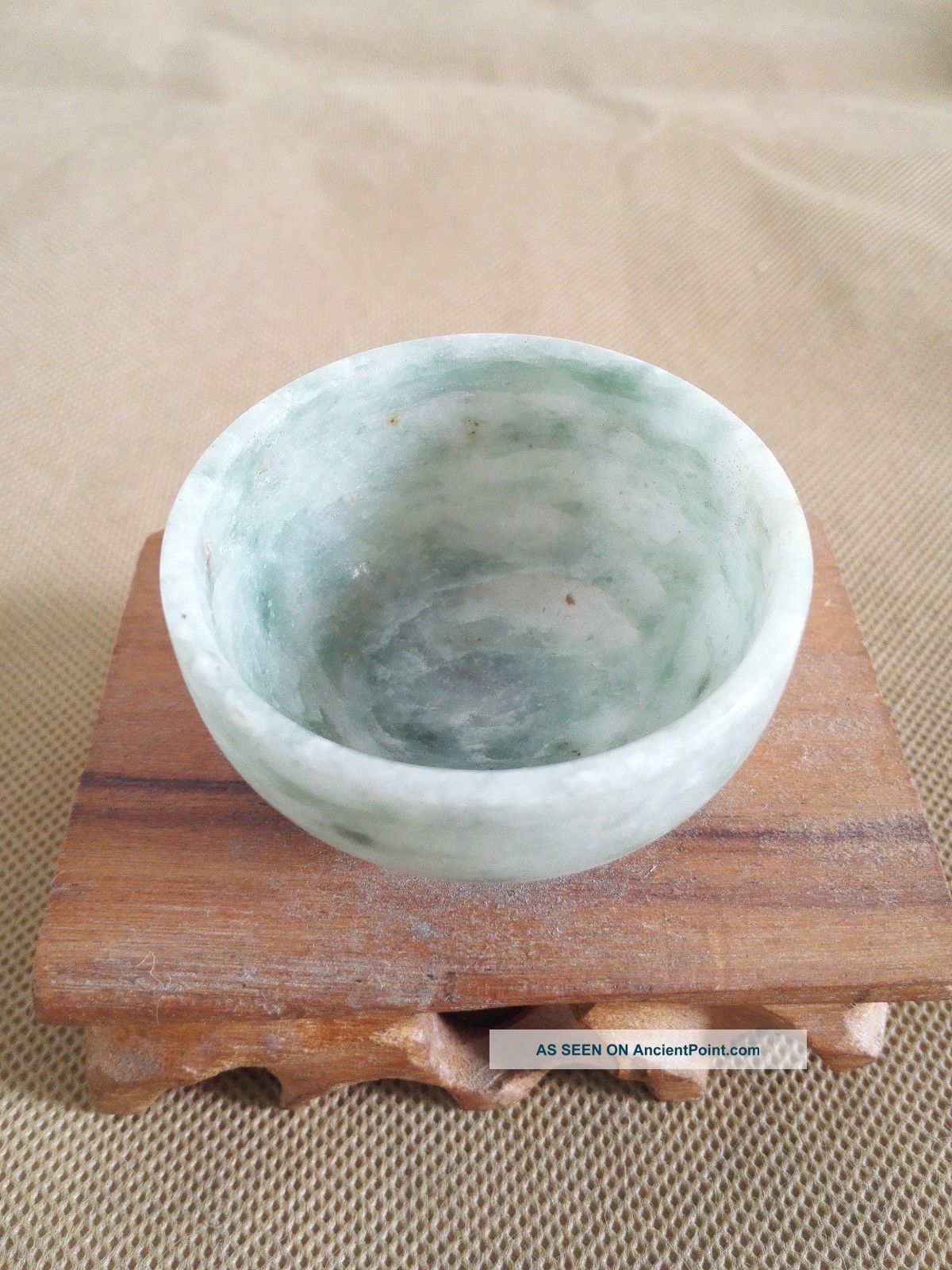 China Antique Jade Bowl,  Small And Exquisite Jade Cup,  Jade Bowl 6 Glasses & Cups photo