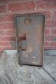 Vtg Cast Iron Wood Stove Door With Handle And Vent - Steampunk Decor Stoves photo 1