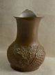 Vintage Arts & Crafts Era Hammered & Tooled Copper Pitcher Repousse Flowers Arts & Crafts Movement photo 1
