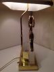 Vintage Brass & Lucite Table Lamp With Ram - Style Of Sarreid Ltd Mid-Century Modernism photo 1