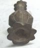 Antique Brass Or Bronze Surmadani Khol Perfume Bottle From India Size 16 Cms Islamic photo 1