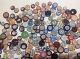 Antique China Buttons - Calicos,  Stencils,  Bulls Eyes,  Solids,  Ringers,  Lusters Buttons photo 8