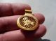 Ancient Greek Pure Gold Pendant Displaying A Owls In Cage Roman photo 4