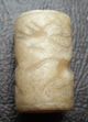 Intact Near Middle Eastern Roman Cylinder Seal Handcarved Stone Bead Stamp Roman photo 3