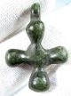 Rare Viking Era Bronze Cross Pendant - Wearable - 1923 Roman photo 2