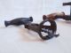 Two Antique Corkscrews - Interesting Form.  State Of Preservation.  C.  1900 Metalware photo 8