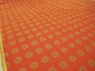 2 Yd George Nelson - Irving Harper Pavement Rust Mid Century Modern Maharam Fabric photo