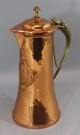 Antique Arts & Crafts Secessionist Gargoyle Copper & Brass Pot Beer Pitcher Ewer Arts & Crafts Movement photo 4