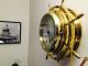 Antique Howard Miller Helmsman Ships Bell Clock And Hoffritz Barometer Clocks photo 1