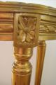 Antique Table:french Gilt Renaissance Revival Look W/ Marble Inset Top 1900-1950 photo 4
