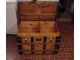 Ladycomet Refinished Flat Top Steamer Trunk Antique Chest With Key & Tray 1800-1899 photo 6
