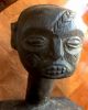 African Vintage Carved Wood Tribal Lidded Dual Head Yoruba Pende Medicine Box Other African Antiques photo 1