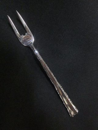 Lunt Madrigal Sterling Seafood Fork - No Monogram - 19.  6 Grams photo