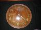 Zenith 18 Day Wall Clock Running Well Model 6308 Convex Wood 14 1/2″ Clocks photo 4