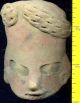 Pre - Columbian Aztec Mazapan Figure Head,  Ca; 800 - 1200 Ad The Americas photo 1