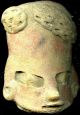 Pre - Columbian Aztec Mazapan Figure Head,  Ca; 800 - 1200 Ad The Americas photo 3
