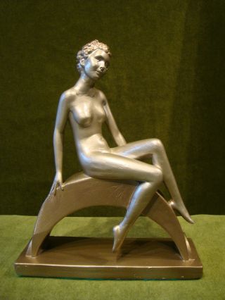 Art Deco Lady Sculpture - Very Lorenzl - Leonardi photo