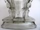 Antique,  Art Deco Walther & Sohne Smokey Glass Vase With Figures,  Windsor Vase Art Deco photo 2