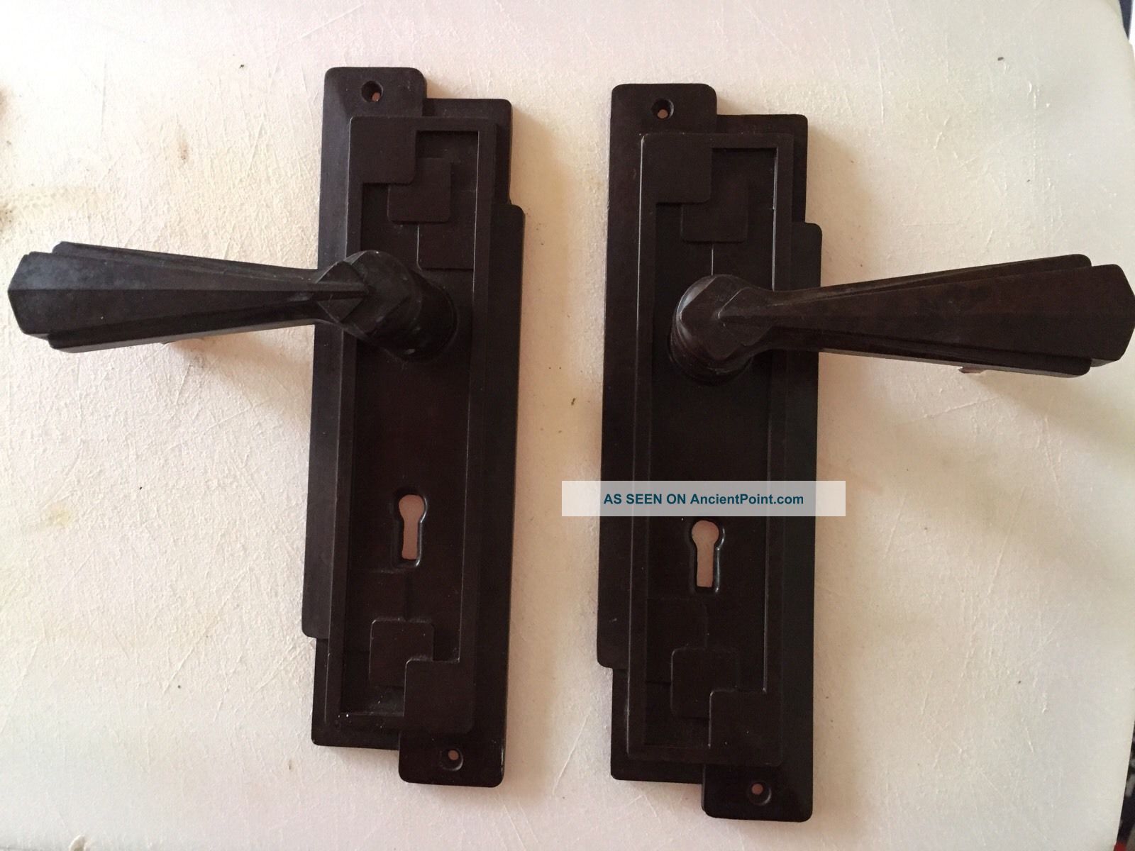 0ne Incredible 1930’s Bakelite Door Handles