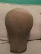 Antique Millinery Hat Making Form Mannequin Head Brass Cloth 1900s Store Display Industrial Molds photo 1