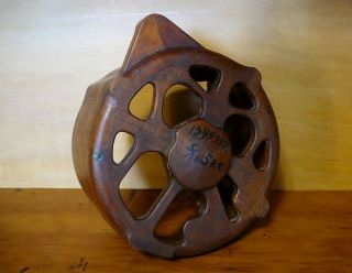 Gm Delco Master Wood Pattern Foundry Sand Casting Mold Industrial Steampunk Vtg photo