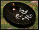Majestic Owl Perched On Stump Hand Painted 3d Studio Button Buttons photo 3
