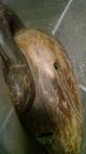 Vtg African Indonesian Asian Mask Face Wood Primitive Carved Mask Serpent Snake Masks photo 4