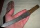 Antique C1880 Plains Native American Indian Quill Scabbard & Skinning Knife Vafo Native American photo 10