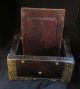 Wooden Trinket Box With Metal Straping Boxes photo 2