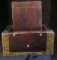 Wooden Trinket Box With Metal Straping Boxes photo 3